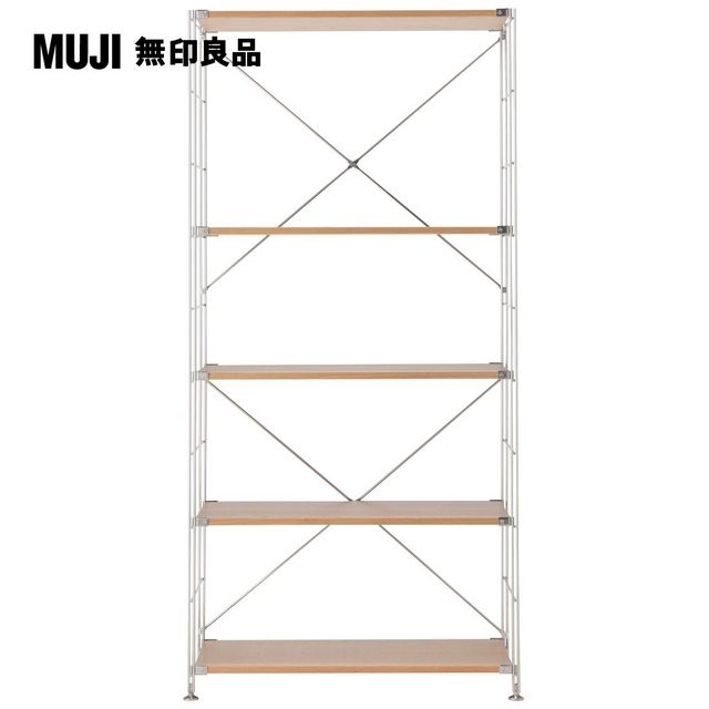 【MUJI 無印良品】SUS橡木層架組/寬/大(大型傢俱配送)