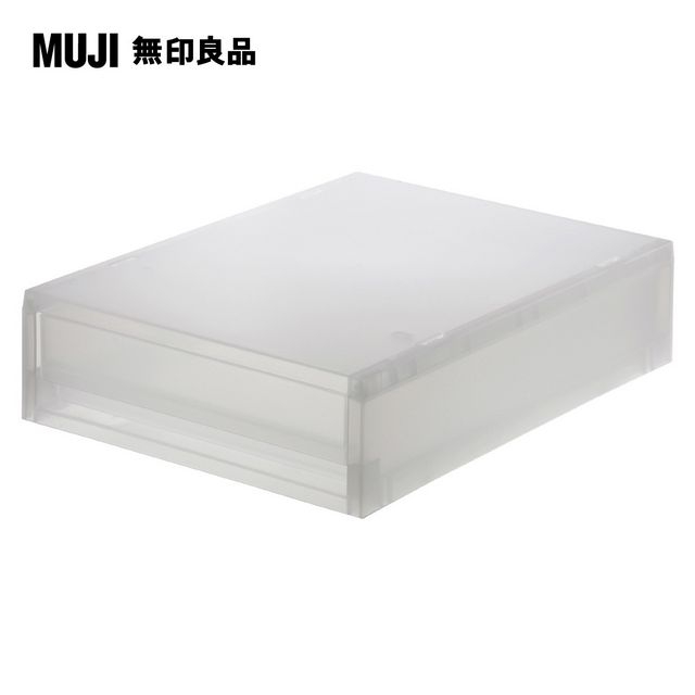 【MUJI 無印良品】PP盒/薄型(正反疊)