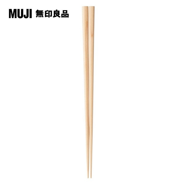 【MUJI 無印良品】可機洗楓木筷/23cm
