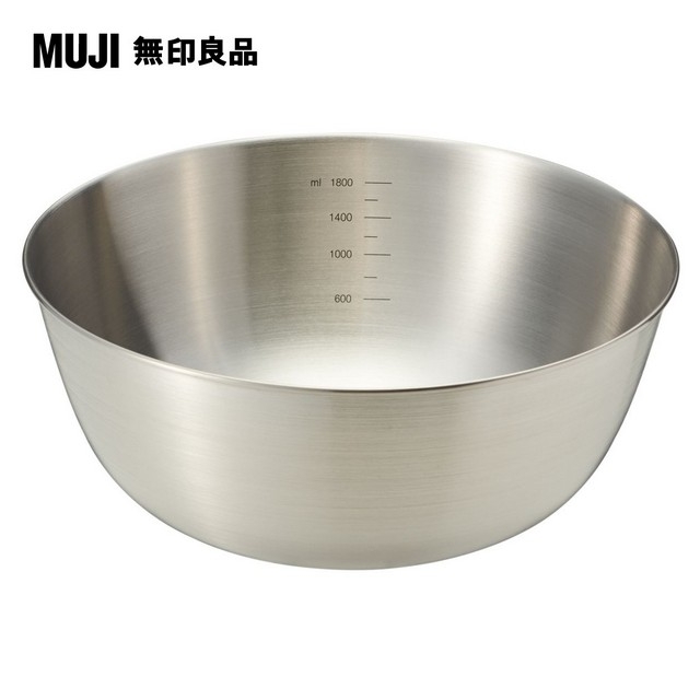 【MUJI 無印良品】不鏽鋼碗/L/22cm/9S