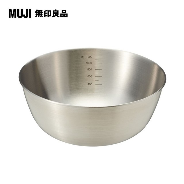 【MUJI 無印良品】不鏽鋼碗/M/19cm/9S