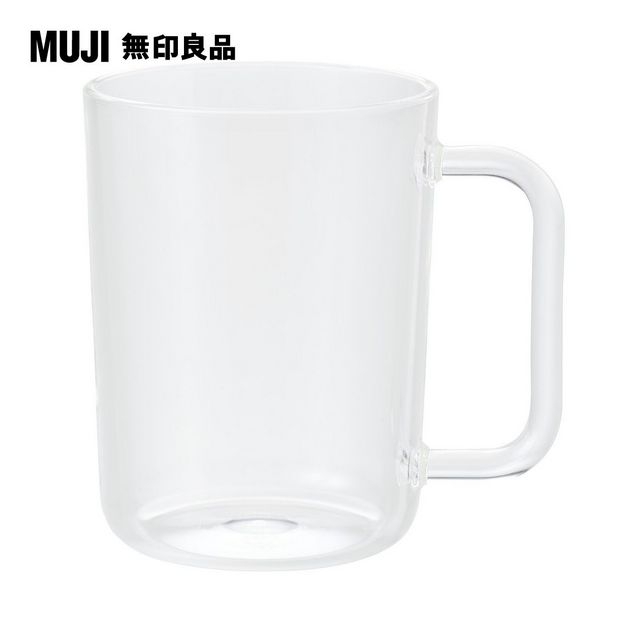 【MUJI 無印良品】壓克力漱口杯(附把手)/約直徑65x85mm