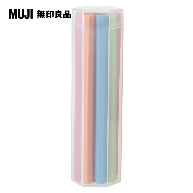 【MUJI 無印良品】六角水性筆組/10色(N)