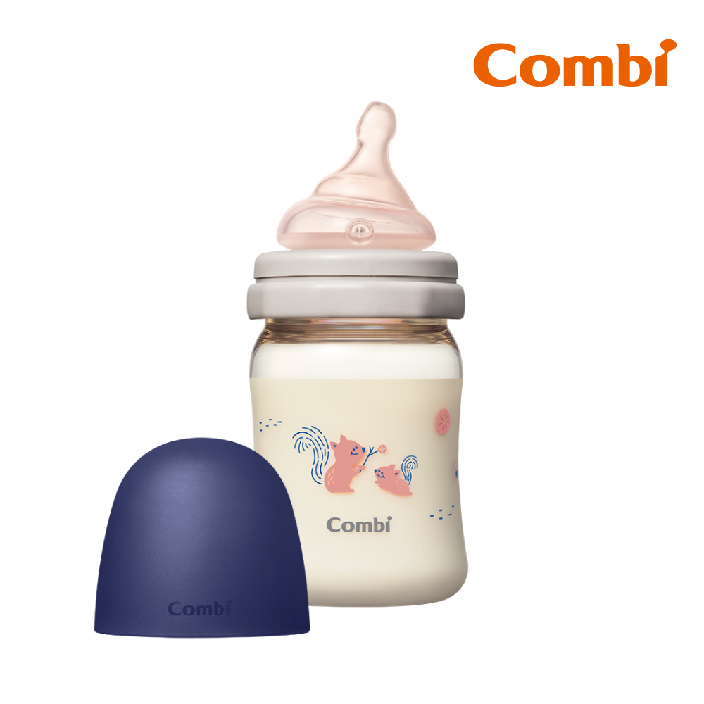 Combi 真實含乳寬口PPSU奶瓶 160ml 藍