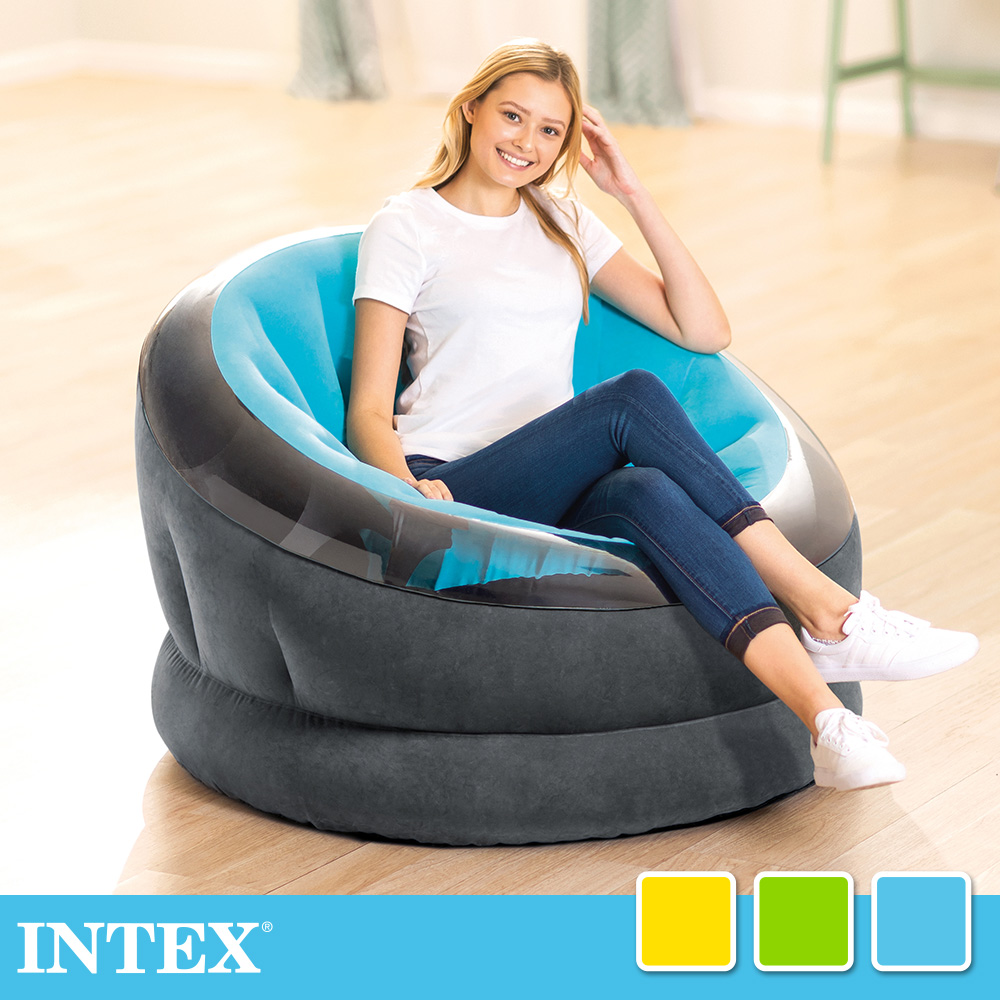 INTEX 帝國星球椅植絨款/充氣沙發/懶骨頭 3色可選(68582NP)
