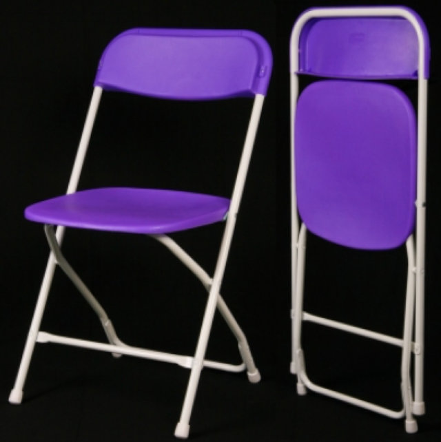 icandy X02折疊椅-紫色 (6入)