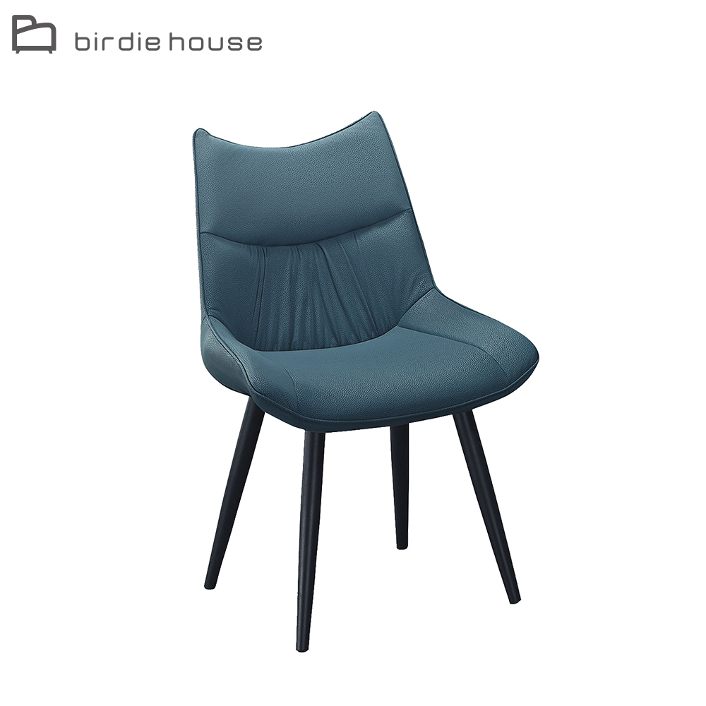 Birdie-梅理特工業風皮革坐墊餐椅/休閒椅(單椅)