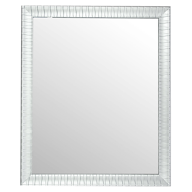 亮銀塑膠防水壁鏡