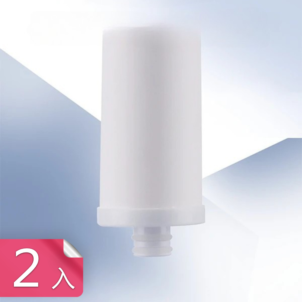 【荷生活】過濾水質乾淨用水通用型濾芯 可清洗去雜質水龍頭通用陶瓷濾芯-2入