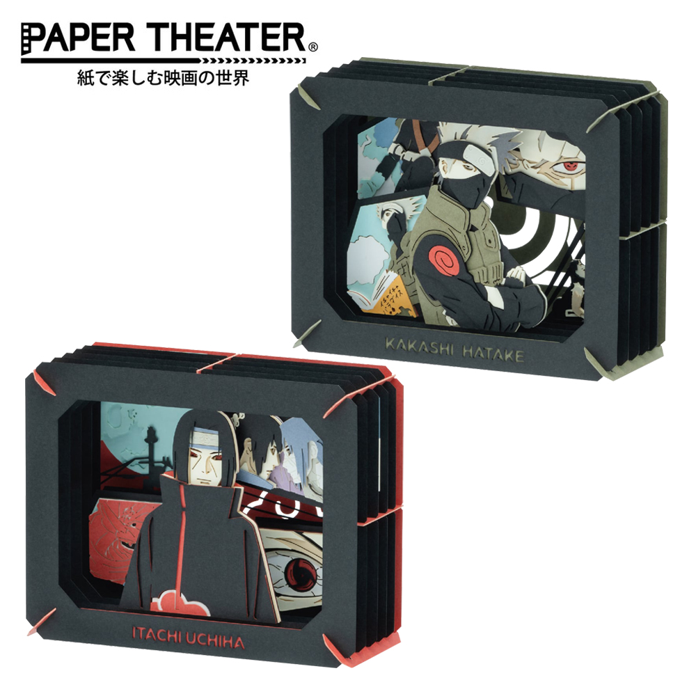 【日本正版】紙劇場 火影忍者 紙雕模型 紙模型 立體模型 疾風傳 PAPER THEATER 519872 519889