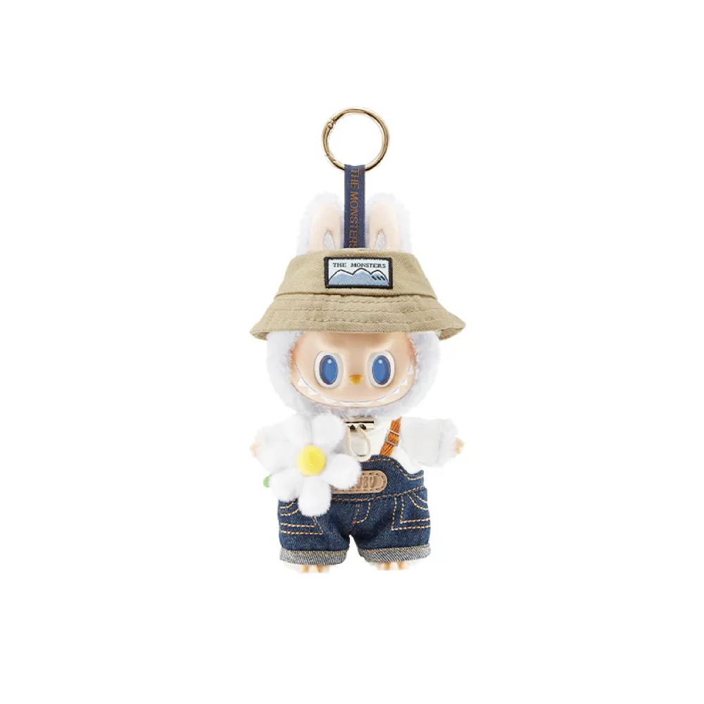 Pop Mart Labubu 春天野在家 毛絨公仔 泡泡瑪特 拉布布 搪膠 掛件 潮流公仔 PPMT-2404-0013