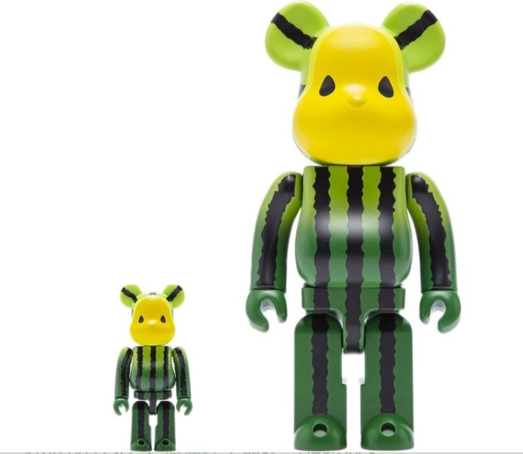 BE@RBRICK CLOT 西瓜 100％ & 400％