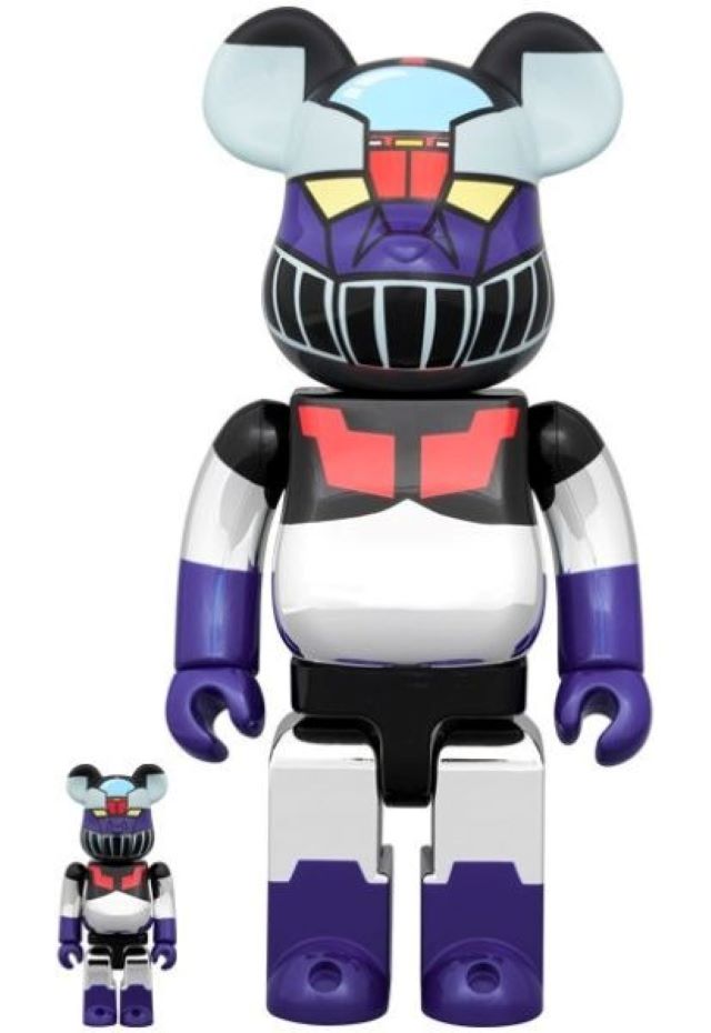 BE@RBRICK 無敵鐵金剛 Z 鍍金版. 100％ & 400％