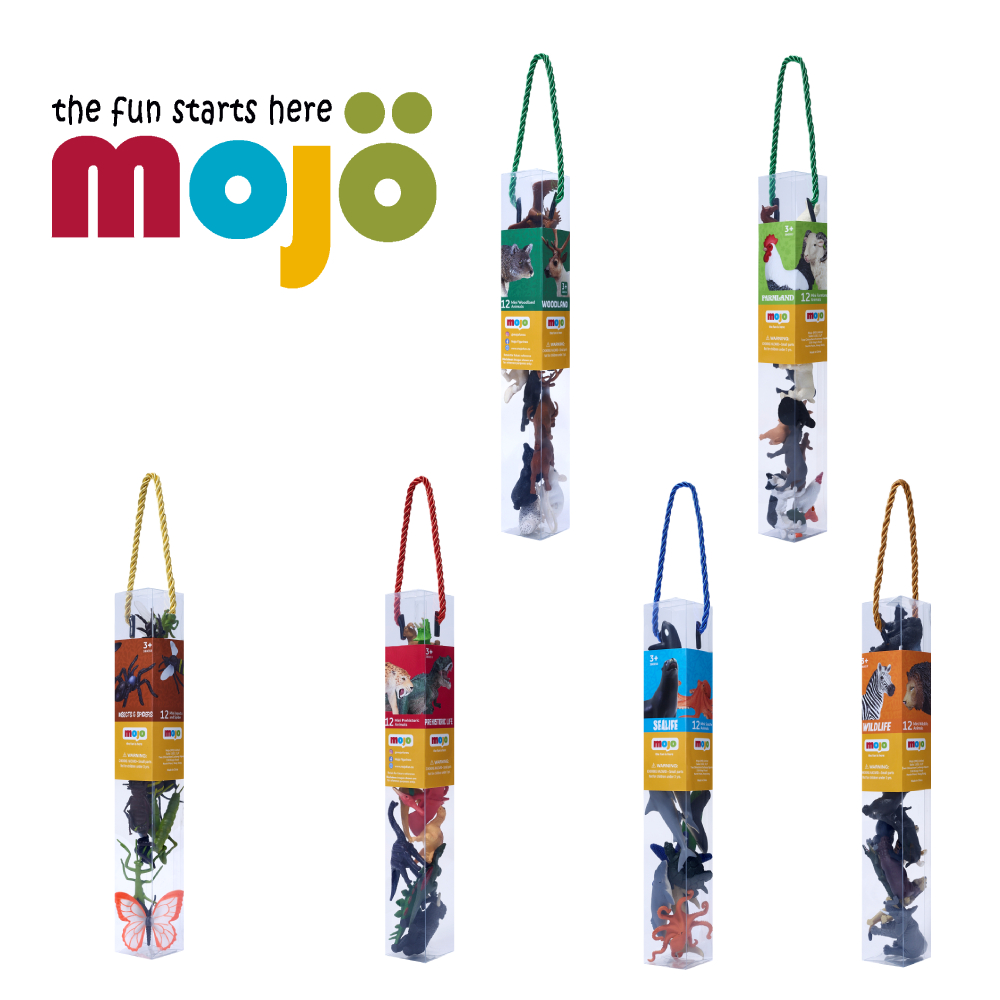 Mojo Fun動物模型-迷你十二件組