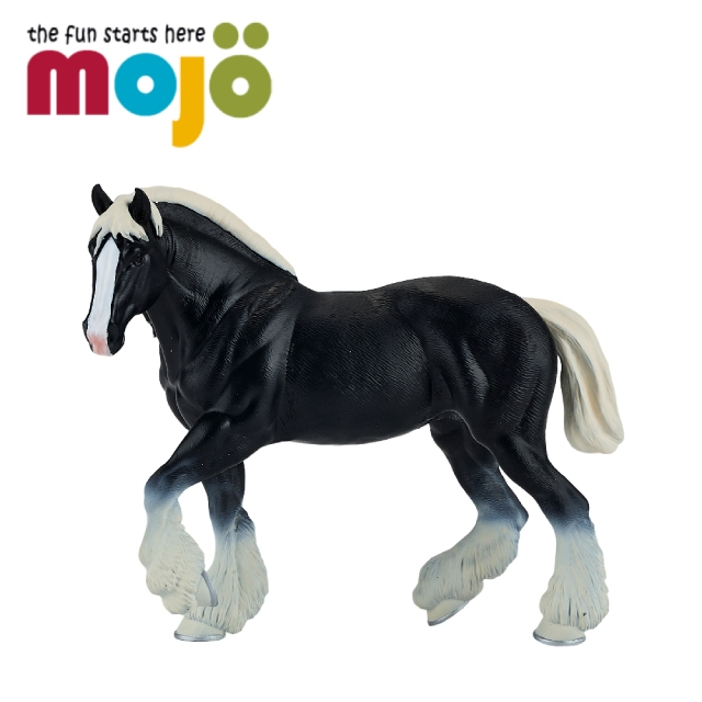 Mojo Fun動物模型-格士德馬(黑)