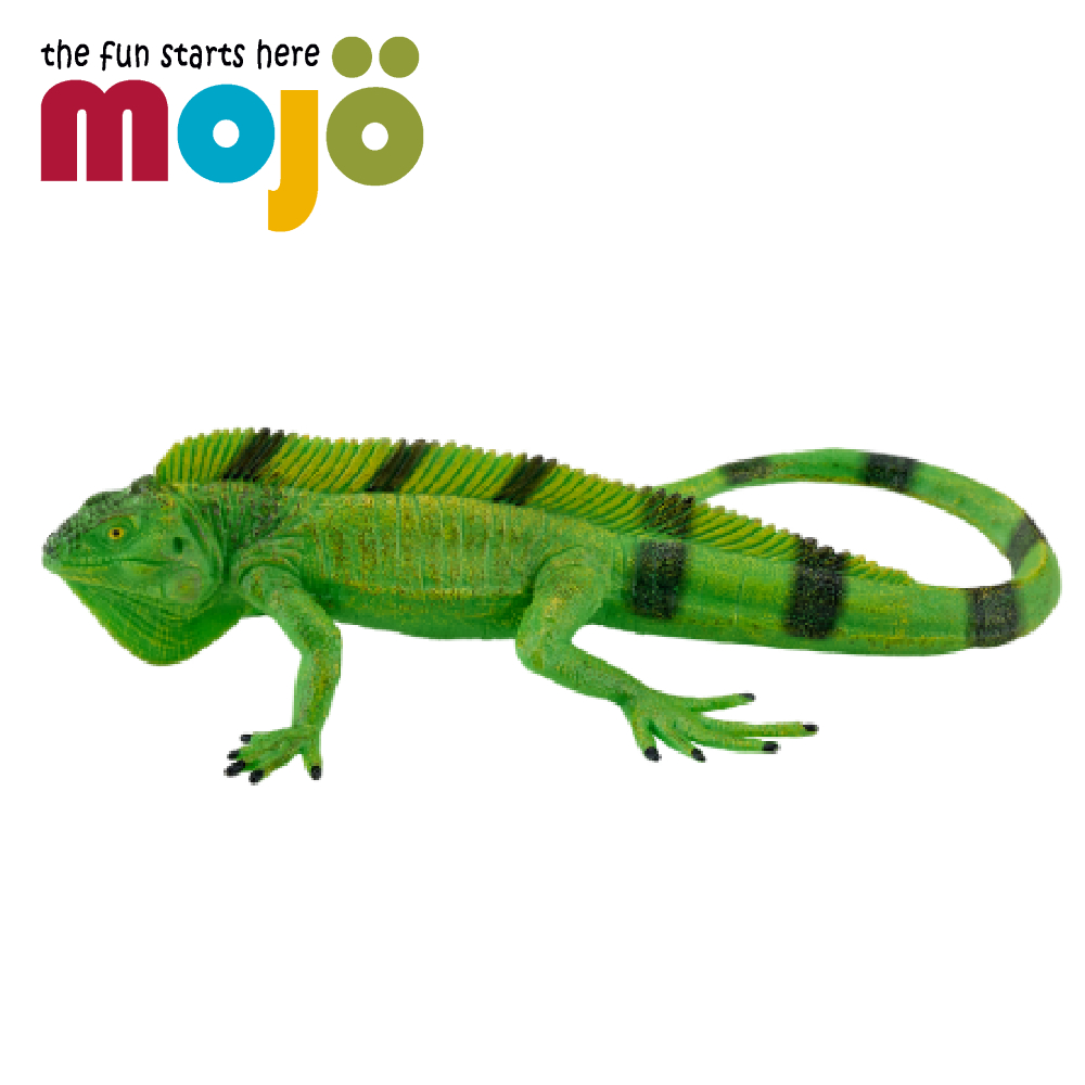 MOJO FUN 動物星球 動物模型-綠鬣蜥