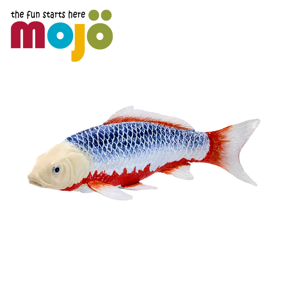 MOJO FUN 動物星球 動物模型-錦鯉(藍紅)