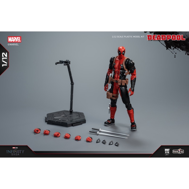 FONDJOY 泛樂 漫威 MARVEL 1/12 死侍 DEADPOOL 組裝模型可動