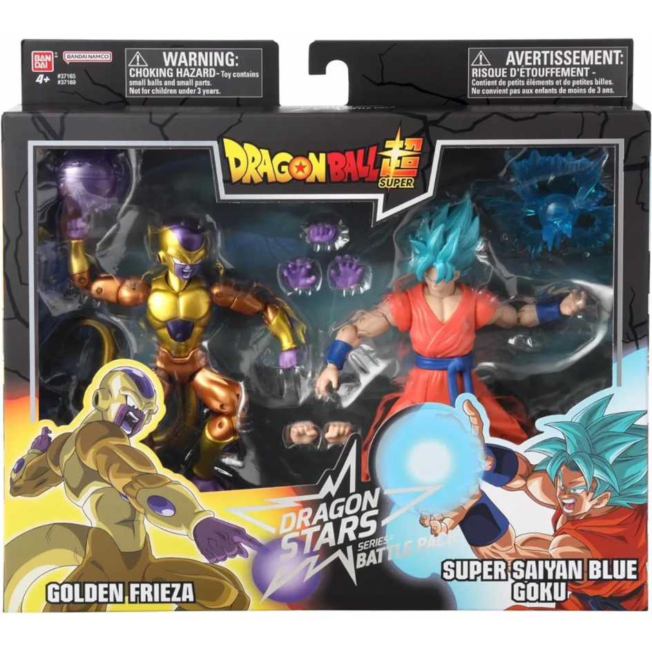 萬代 BANDAI 七龍珠 6吋可動公仔 金佛利沙 VS 超藍悟空 FRIEZA BLUE GOKU