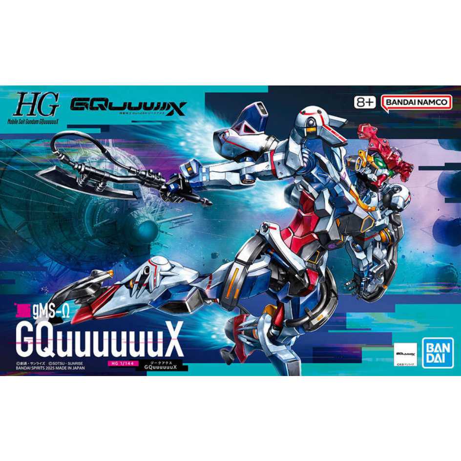 代理版 萬代 BANDAI 組裝模型 HG 1/144 機動戰士鋼彈 GQuuuuuuX