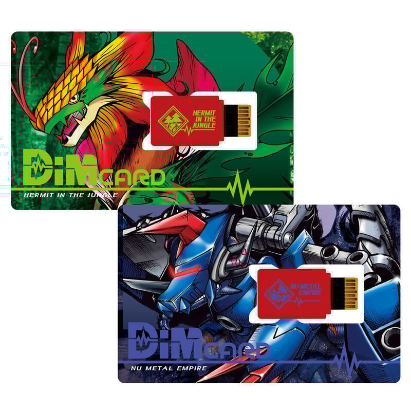 代理版 萬代 BANDAI 數碼寶貝記憶卡 VOL.3 密林隱士 & 金屬帝國