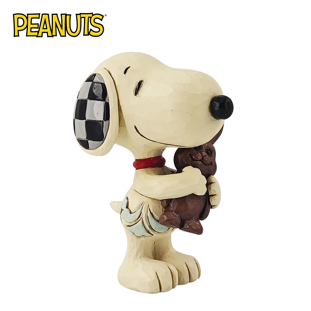 【正版授權】Enesco 迷你史努比 手拿巧克力兔子 塑像 公仔 精品雕塑 Snoopy PEANUTS 380930