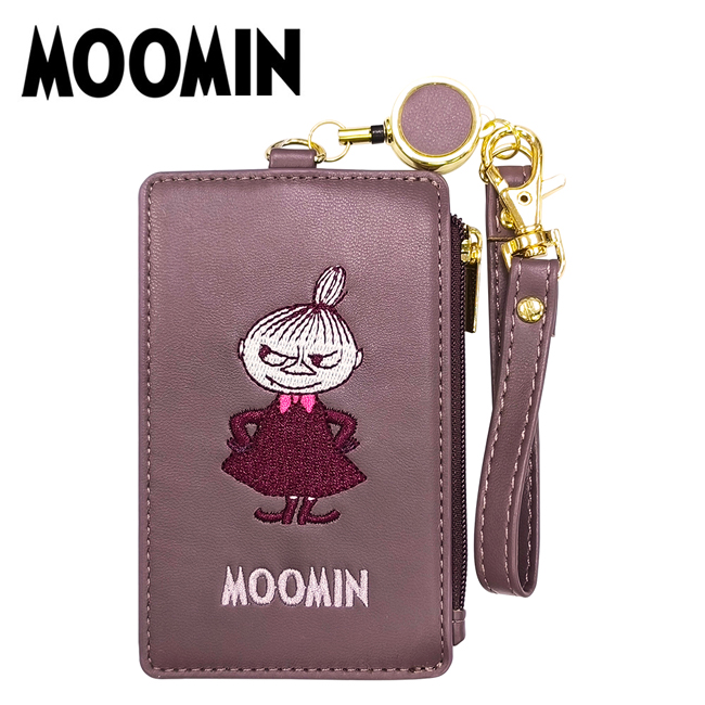 【日本正版】小不點 彈力票夾零錢包 票卡夾 零錢包 票夾 悠遊卡夾 MOOMIN - 778525