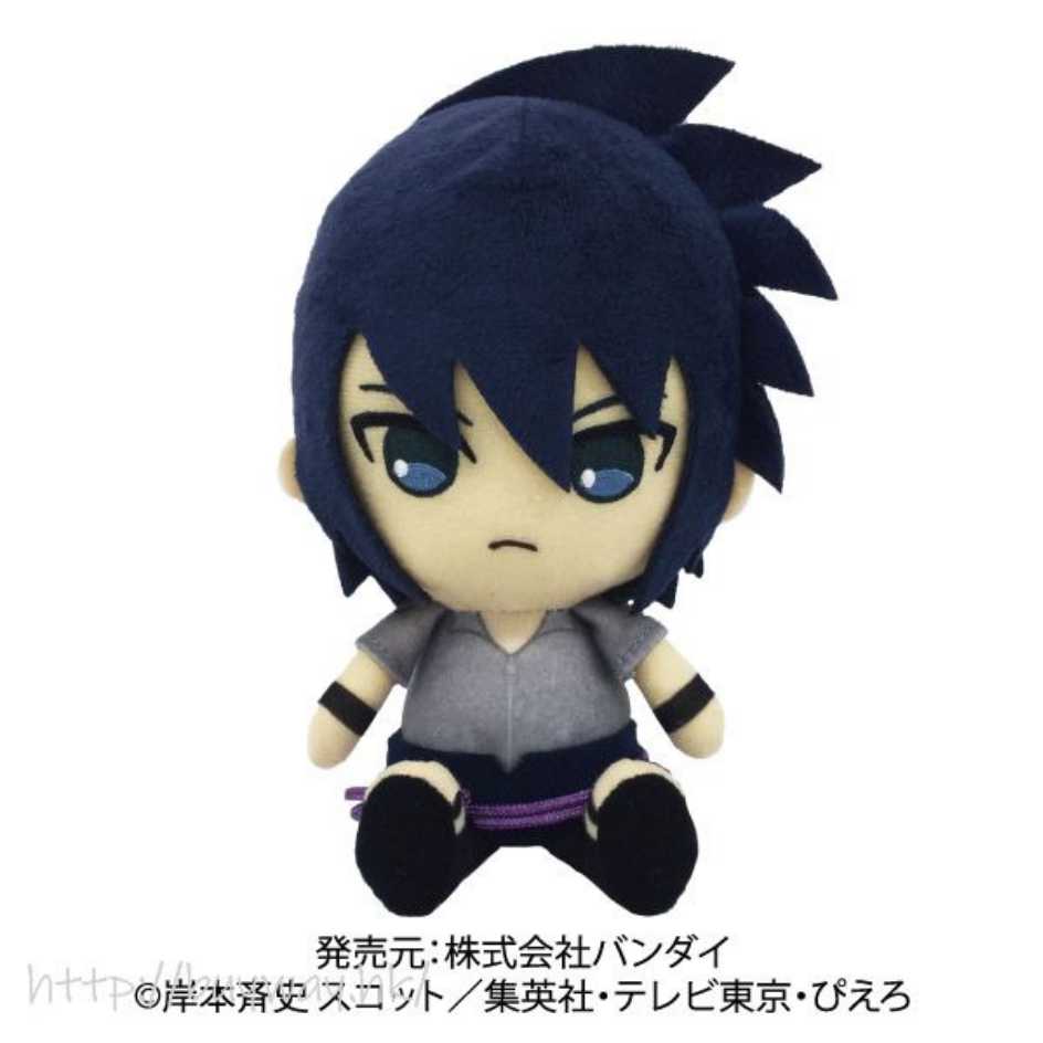 萬代 BANDAI 火影忍者 NARUTO 宇智波佐助 14cm 坐姿玩偶 娃娃