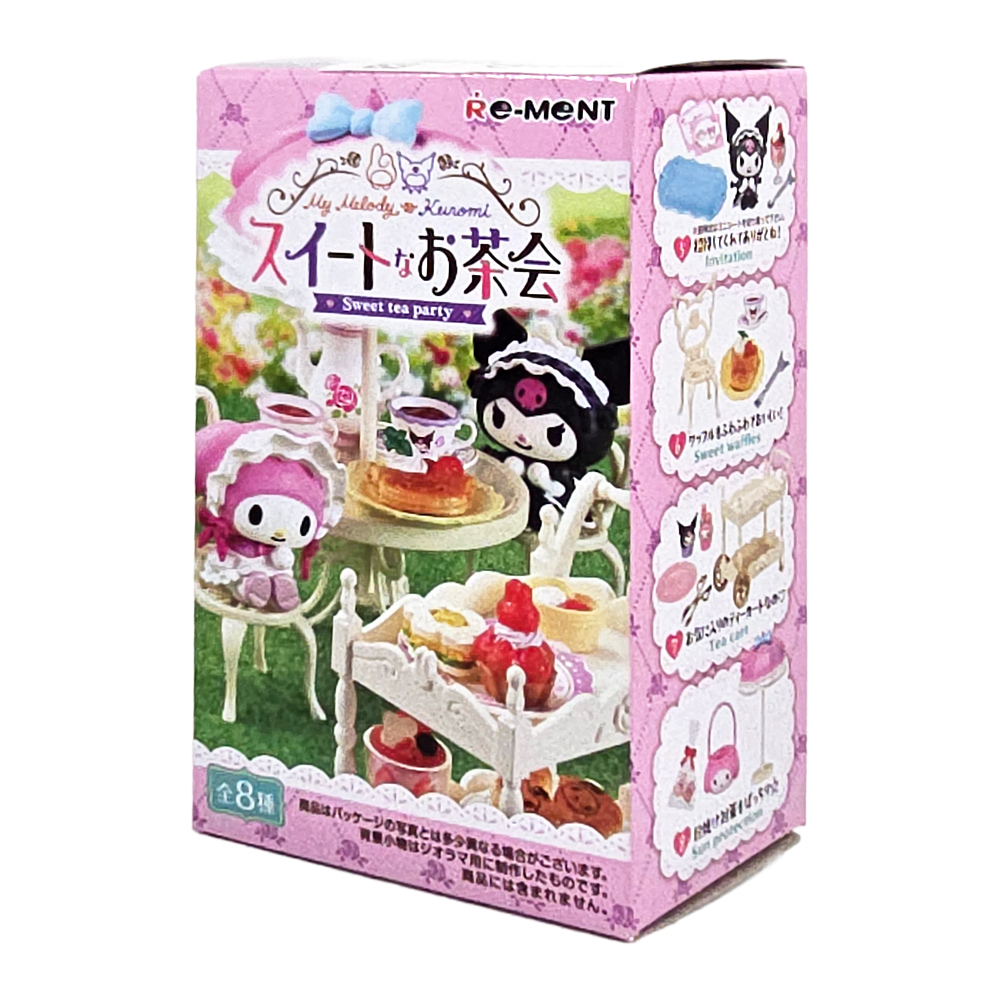 MY MELODY KUROMI-甜蜜下午茶系列模型公仔(盒)