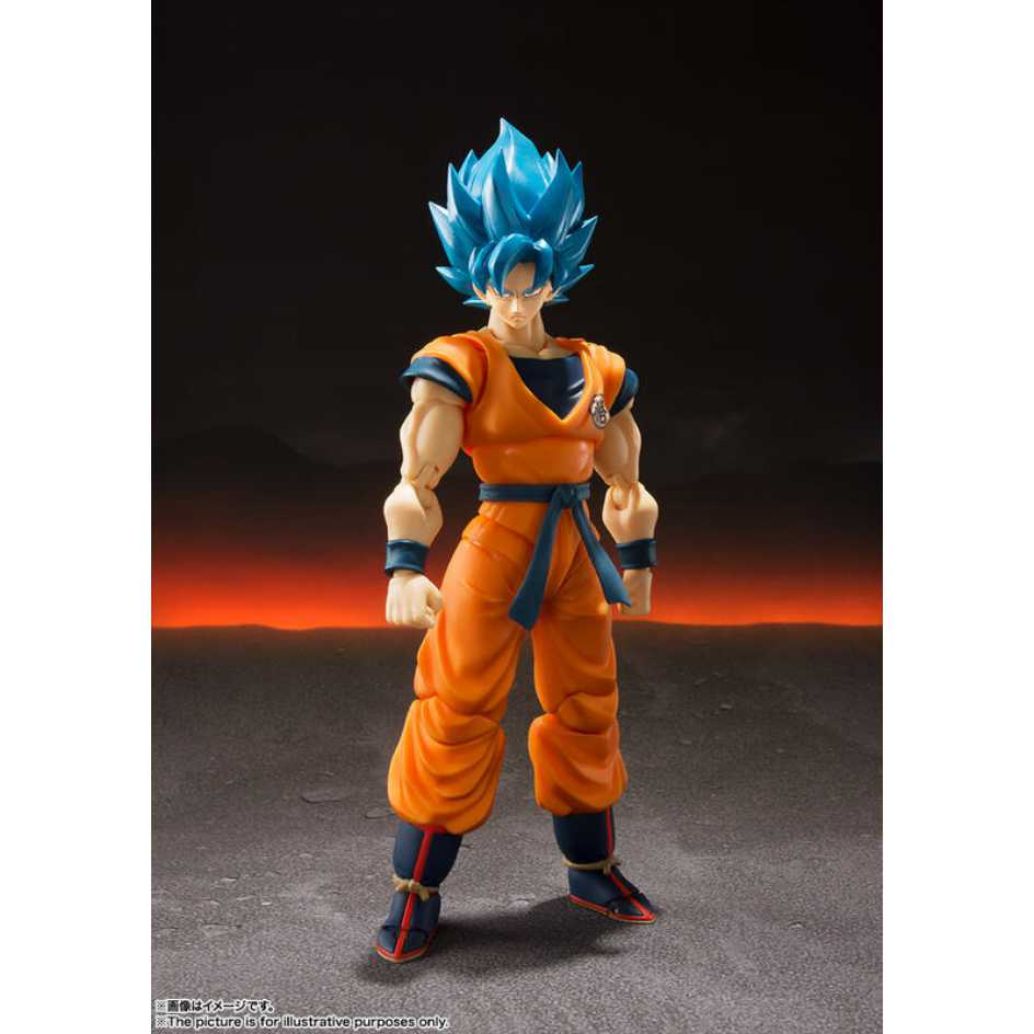 代理版 萬代 BANDAI SHF S.H.Figuarts 七龍珠超 劇場版 超級賽亞人之神 孫悟空-超- 再販