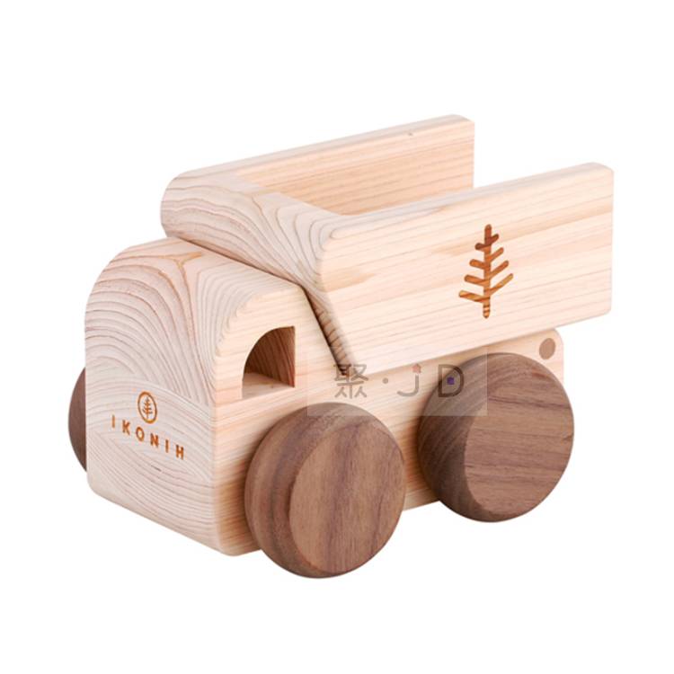 【日本 IKONIH】愛可妮檜木玩具 - T0042 音樂卡車