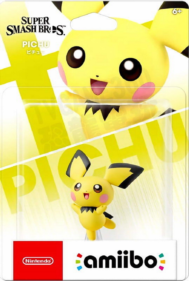 任天堂 AMIIBO NFC SWITCH NS 任天堂明星大亂鬥 精靈寶可夢 神奇寶貝 皮丘 PICHU 臺中恐龍電玩
