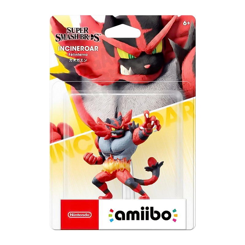 任天堂 AMIIBO NFC SWITCH NS 任天堂明星大亂鬥 精靈寶可夢 神奇寶貝 熾焰咆哮虎 INCINE 臺中