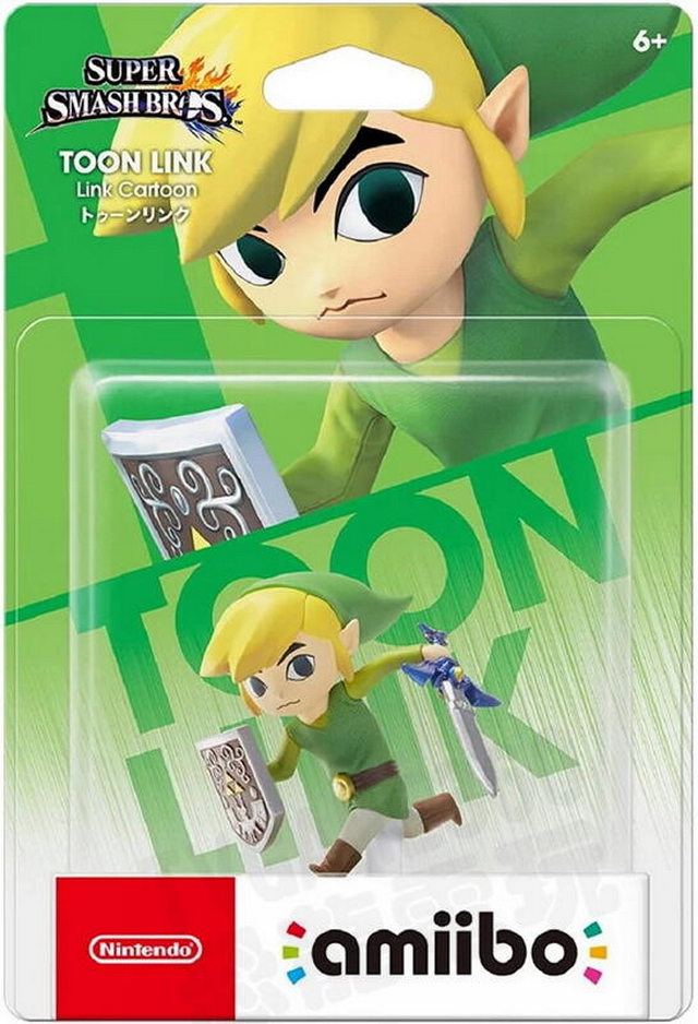 任天堂 AMIIBO NFC SWITCH NS 任天堂明星大亂鬥 卡通林克 貓眼林克 薩爾達傳說 TOON LINK