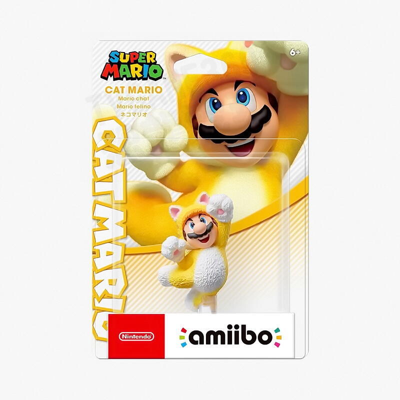 任天堂 AMIIBO NFC SWITCH NS 超級瑪利歐3D世界 狂怒世界 貓咪瑪利歐 CAT MARIO