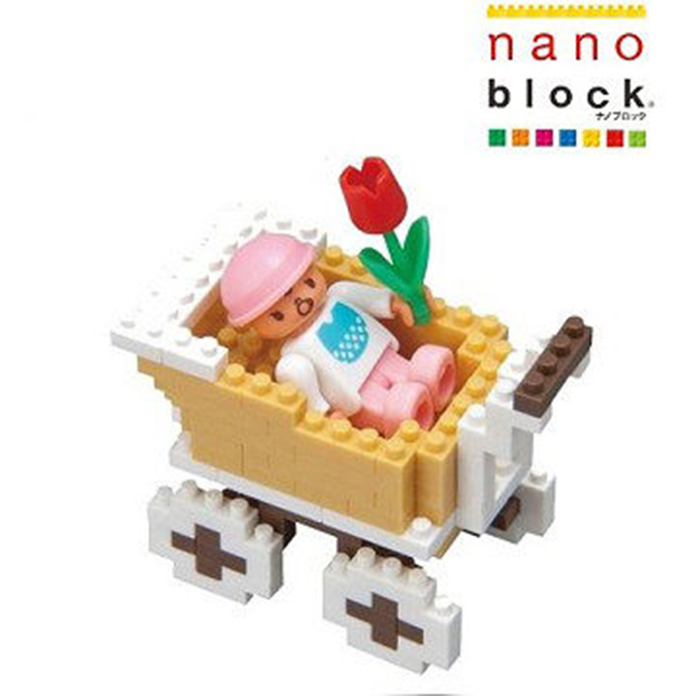 【日本 Kawada 河田】Nanoblock 迷你積木 ML-026 娃娃車