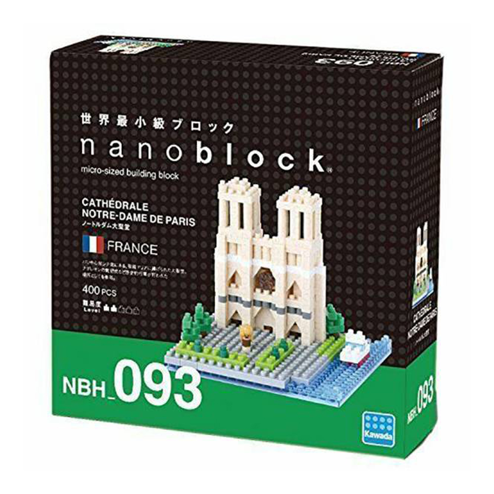 【日本 Kawada 河田】Nanoblock 迷你積木 NBH-093 聖母院