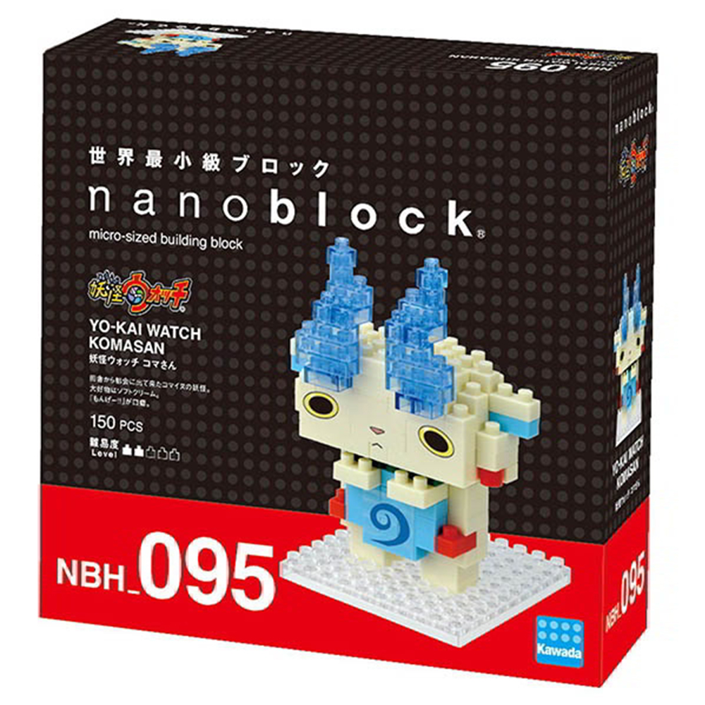 【日本 Kawada 河田】Nanoblock 迷你積木 NBH-095 妖怪手錶 小石獅