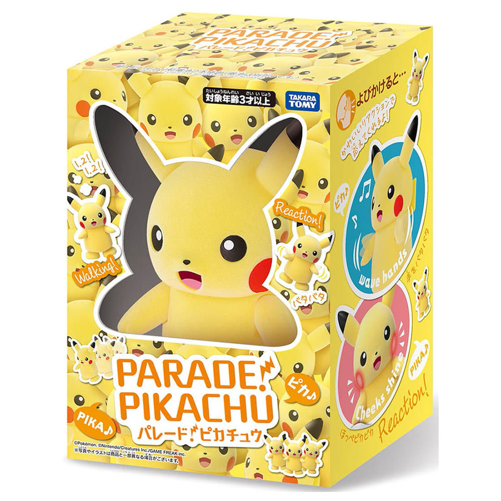 TAKARA TOMY 寶可夢 POKEMON 快樂遊行! 皮卡丘 PIKACHU