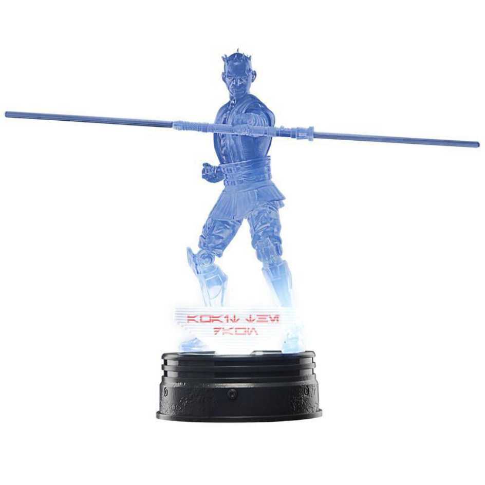 星際大戰 STAR WARS 黑標系列 6吋人物組 達斯魔 DARTH MAUL 光成像全息投影機
