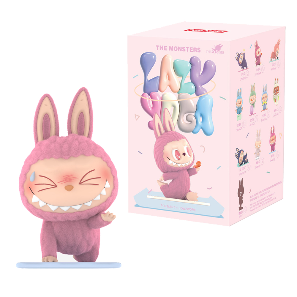 Pop Mart The Monsters Labubu 慵懶瑜伽系列公仔單一盲盒