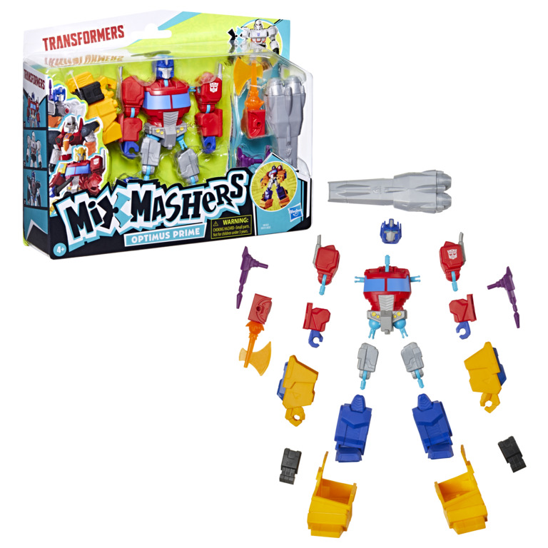 變形金剛 TRANSFORMERS 混搭戰隊 MIX MASHERS 豪華人物 柯博文 OPTIMUS PRIME