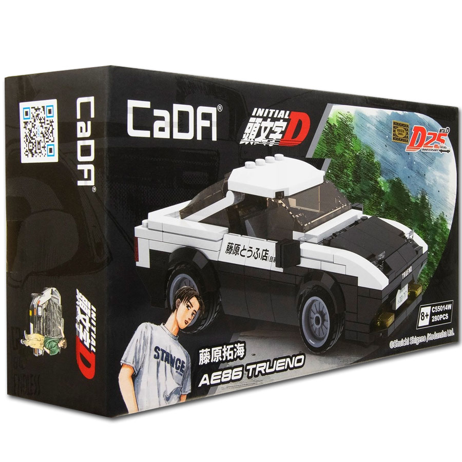 CaDA 咔搭 頭文字D 1:24 藤原拓海 豐田 AE86 TRUEND 積木賽車