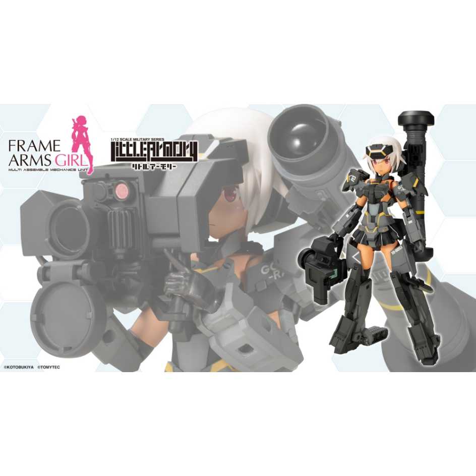 代理版 壽屋 KOTOBUKIYA 組裝模型 機甲少女 FAG 轟雷改[黑 with FGM148型反坦克飛彈