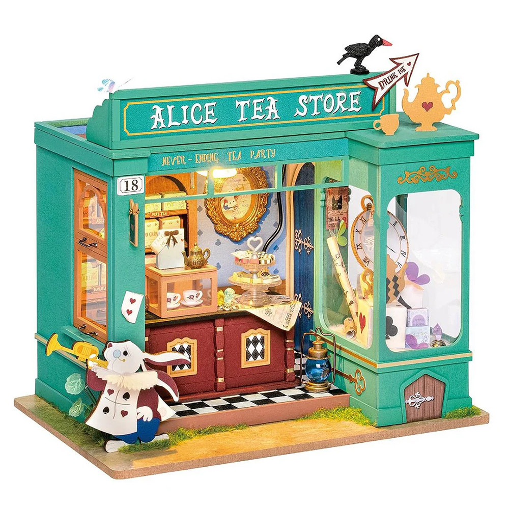 《 Robotime 》立體組裝模型 愛麗絲的茶館DG156