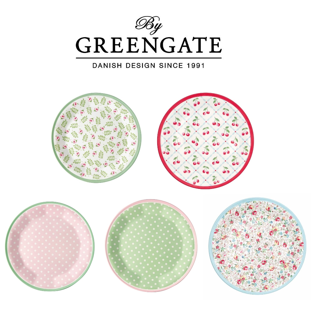 【WUZ屋子】丹麥GreenGate 美耐皿餐盤 20cm 多款