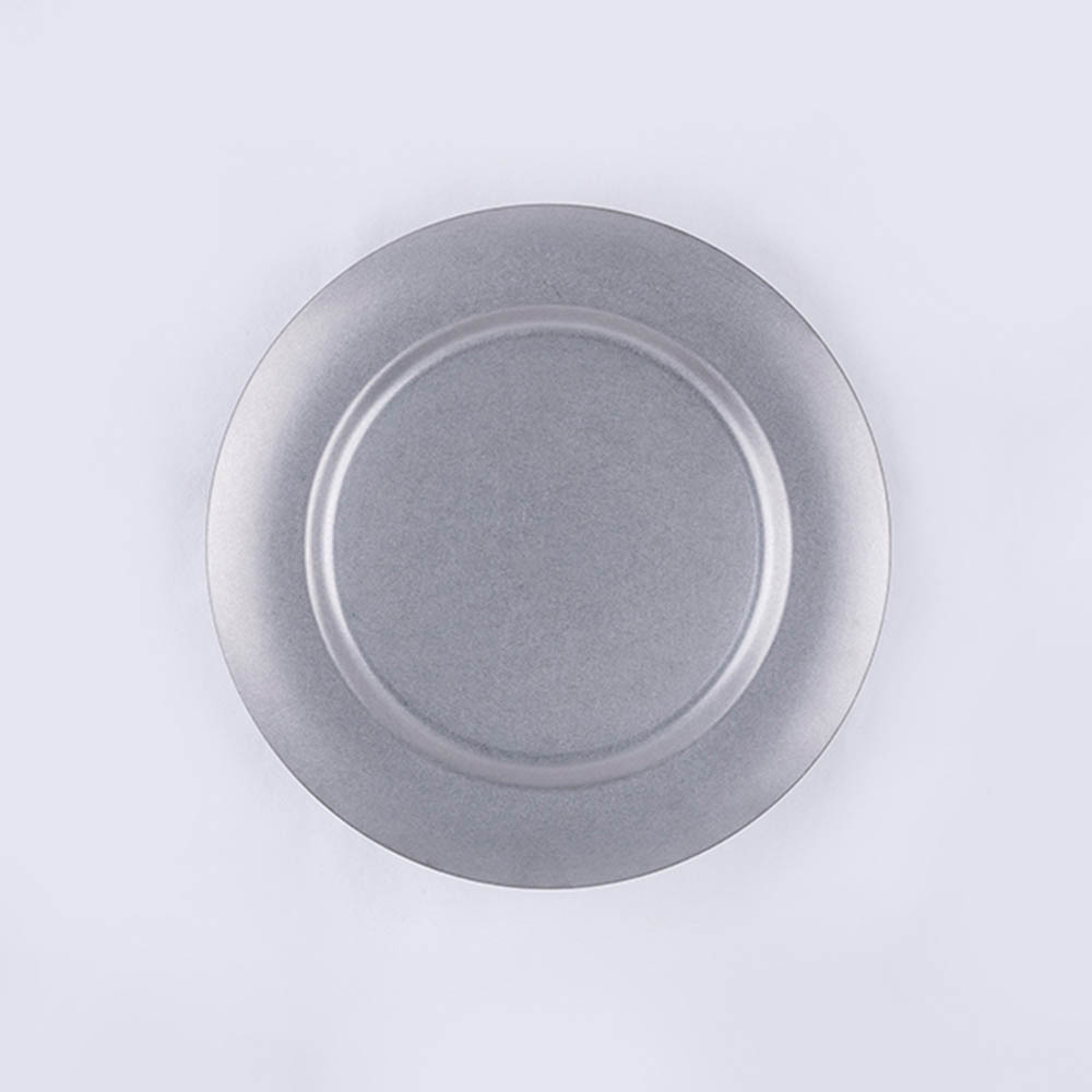 【WUZ屋子】日本 AOYOSHI 青芳製作所 仿舊不鏽鋼圓餐盤25.5cm