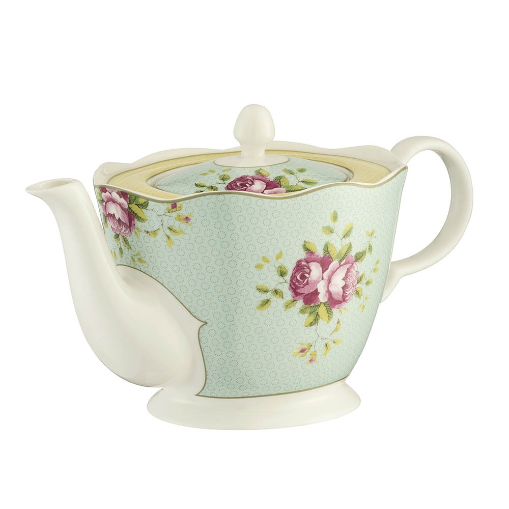 【WUZ屋子】英國 Aynsley 復古玫瑰 茶壺
