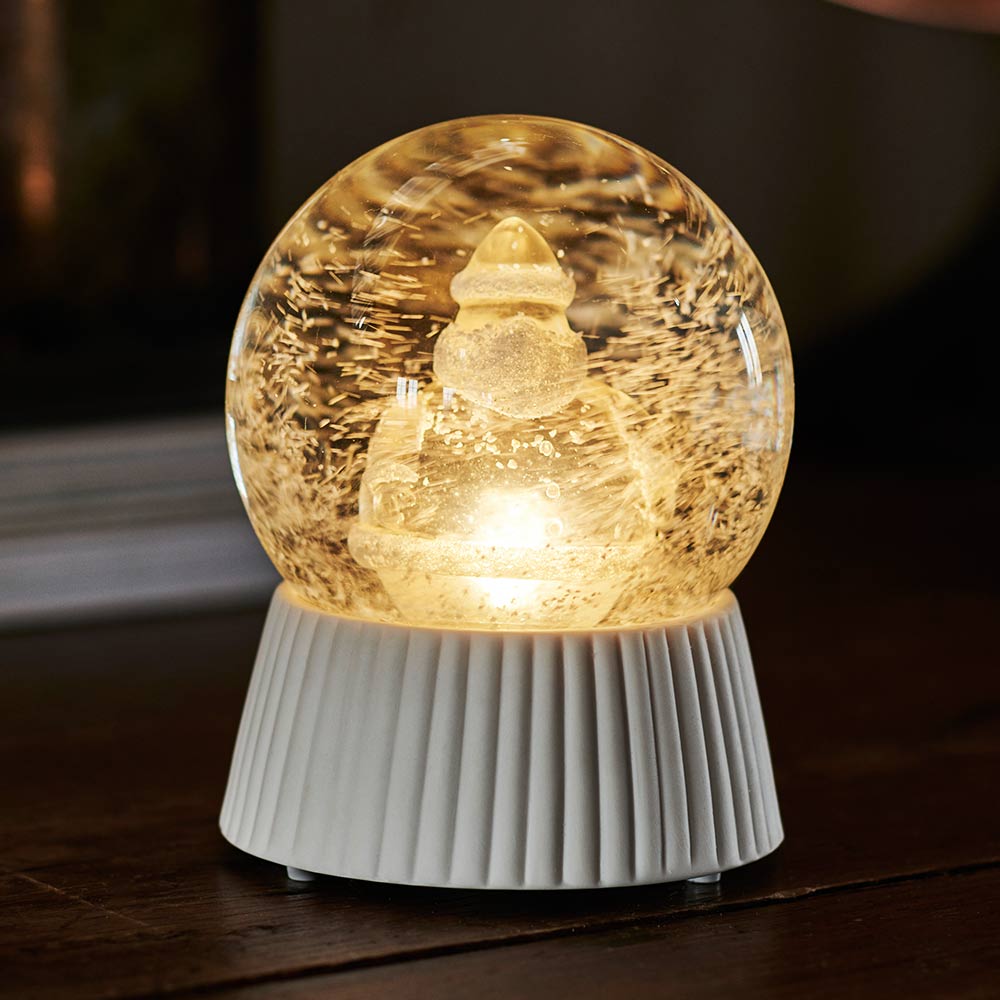 【WUZ屋子】丹麥 Sirius 透明雪花水晶球燈-聖誕老人