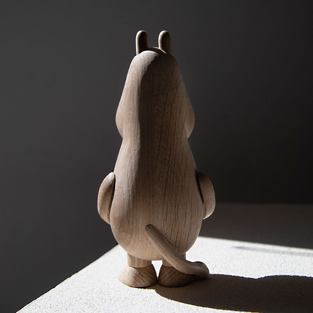 【WUZ屋子】丹麥 Boyhood 姆明造型橡木擺飾(大)-橡木色